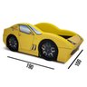 Cama Infantil Estofada Ferrari X7Cama Carro do Brasil branca - 5