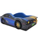 Ver imagem 1 de Cama Carro Smile Solteiro Estofada - Cor Azul