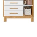 Ver imagem 7 de Cômoda Sapateira Q Encanto 1 Porta e 4 Gavetas Slim Mdp/mdf Qmovi