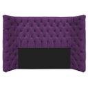 Ver imagem 4 de Kit Cabeceira e Calçadeira Baú Casal Everest P02 140 cm para cama Box Suede - Doce Sonho Móveis KIT