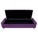 Ver imagem 5 de Kit Cabeceira e Calçadeira Baú Casal Everest P02 140 cm para cama Box Suede - Doce Sonho Móveis KIT
