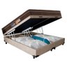 Cama Box Baú Queen Suede + Colchão Espuma Orthoface Polar 158x188x69cm - Suporta até 120kg por - 6