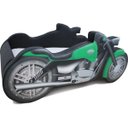 Ver imagem 2 de Cama Infantil Moto Chopper Totalmente Estofada - Cor Verde