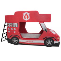 Beliche Bombeiro Infantil Estofada - Cor Vermelha - 4