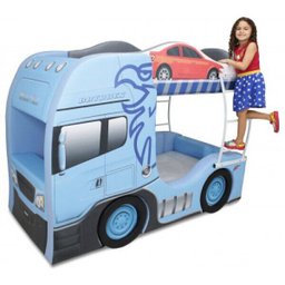 Beliche Cegonha Infantil Estofada com Rodas Embutidas - Cor Azul Bebê - 2