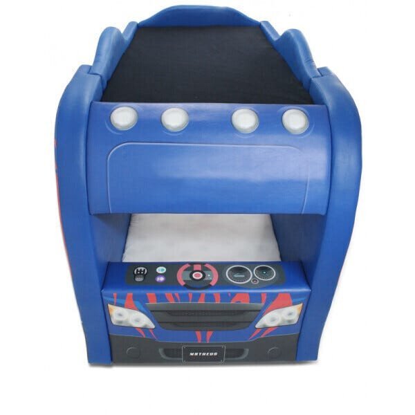 Beliche Prime Infantil Estofada com Rodas Embutidas - Cor Azul - 2