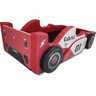 Cama Carro F1 Shock Solteiro Estofada - Cor Vermelha - 2