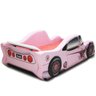 Cama Carro Solteiro Street Girl Estofada - Cor Rosa - 2