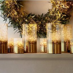 Pisca Chuva de Ouro Cascata 200 Lâmpadas Led Warm Bivolt - Art Christmas - 12