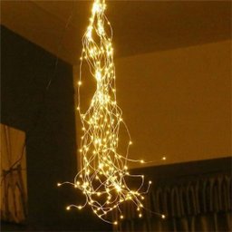 Pisca Chuva de Ouro Cascata 200 Lâmpadas Led Warm Bivolt - Art Christmas - 5