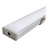 Perfil Sobrepor Slim 1m + Fita Led Cob + Fonte - Aluminio - 4000k - 1