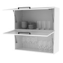 Ver mais imagens de Armário Aéreo de Cozinha 80cm 2 Portas Basculantes 100% Mdf Phoenix Móvel na Caixa