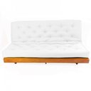 Ver imagem 3 de Sofá Cama Futon L Acquablock Branco Off em Madeira Nobre Maciça