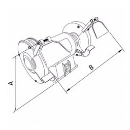 Moto Esmeril 5 Polegadas 150W Tramontina Bivolt - 2 Moto Esmeril 5 Polegadas 150W Tramontina Bivolt - 2
