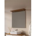 Ver imagem 6 de Gabinete para Banheiro com Cuba e Espelho com Led 80cm Mdf Freijo com Branco Paris - On Móveis