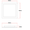 Ver imagem 3 de Luminária Embutir Led Quad 30w 4000k Luz Neutra Avant Unico