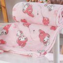 Ver imagem 4 de Manta com Naninha Coral Fleece Turma da Hello Kitty 75x100cm My Melody