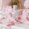 Manta com Naninha Coral Fleece Turma da Hello Kitty 75x100cm My Melody - 3