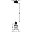 Ver imagem 2 de Pendente Aramado Lampshape Preto Sala Quarto Cozinha Banhei
