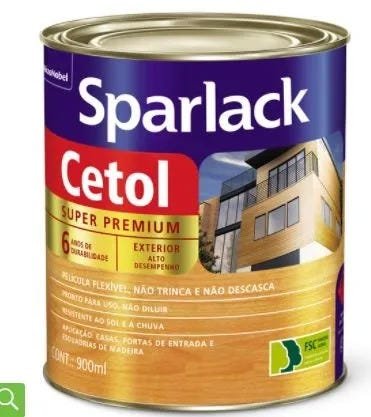 Sparlack Verniz Cetol Acetinado 0,9 litro Cedro