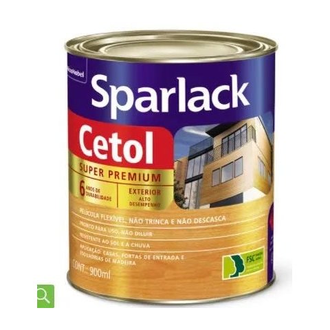 Sparlack Verniz Cetol Acetinado 0,9 litro Mogno