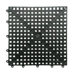 Piso Modular Acqua Kap 30cm X 30cm Kit 6 Peças Preto Kapazi - 1