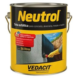 Otto Neutrol 45 Tinta Betuminosa 3,6 litros Preto - 1