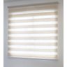Persiana Rolo Duplo com Bandô Bege 160 (L) x 160 (A) Cortina Zebra Rainbow Double Vision 1,60 x 1,60 - 1