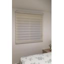 Ver imagem 4 de Persiana Rolo Duplo com Bandô Bege 160 (L) x 160 (A) Cortina Zebra Rainbow Double Vision 1,60 x 1,60