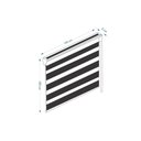 Ver imagem 6 de Persiana Rolo Duplo com Bandô Bege 140 (L) x 160 (A) Cortina Zebra Rainbow Double Vision 1,40 x 1,60