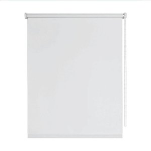 Persiana Rolo Blackout Branca 140 (L) x 220 (A) cm 100% Escuro Cortina Roller Blecaute 1,40 x 2,20m