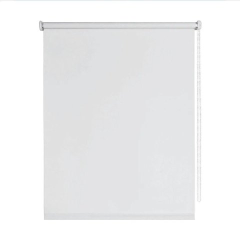 Persiana Rolo Blackout Branca 140 (L) x 220 (A) cm 100% Escuro Cortina Roller Blecaute 1,40 x 2,20m