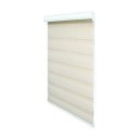 Ver imagem 2 de Persiana Rolo Duplo com Bandô Bege 120 (L) x 160 (A) Cortina Zebra Rainbow Double Vision 1,20 x 1,60