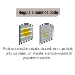 Persiana Rolo Duplo com Bandô Bege 120 (L) x 160 (A) Cortina Zebra Rainbow Double Vision 1,20 x 1,60 - 10