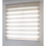 Persiana Rolo Duplo com Bandô Bege 120 (L) x 160 (A) Cortina Zebra Rainbow Double Vision 1,20 x 1,60 - 1