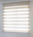 Ver imagem 1 de Persiana Rolo Duplo com Bandô Bege 120 (L) x 160 (A) Cortina Zebra Rainbow Double Vision 1,20 x 1,60