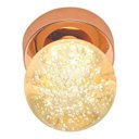 Ver imagem 2 de Arandela Cristal Acquario LED Dourado 10x14cm 5W 500LM 3000K Branco Quente Bivolt para Salas e