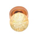 Ver imagem 1 de Arandela Cristal Acquario LED Dourado 10x14cm 5W 500LM 3000K Branco Quente Bivolt para Salas e