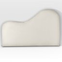 Ver imagem 4 de Cabeceira Orgânica Led 90cm Solteiro Painél para Cama Box Bouclé Serena