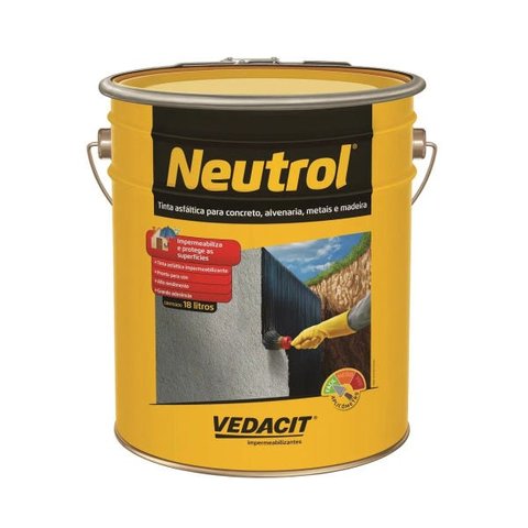 Otto Neutrol 45 Tinta Betuminosa 18 litros Preto