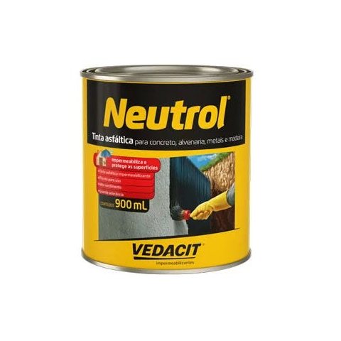 Otto Neutrol 45 Tinta Betuminosa 0,9 litro Preto
