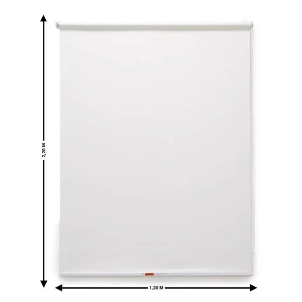 Persiana Rolo Translúcida Branca 120 (L) x 220 (A) cm Cortina Sunscreen Solar Off-White 1,20 X 2,20 - 9