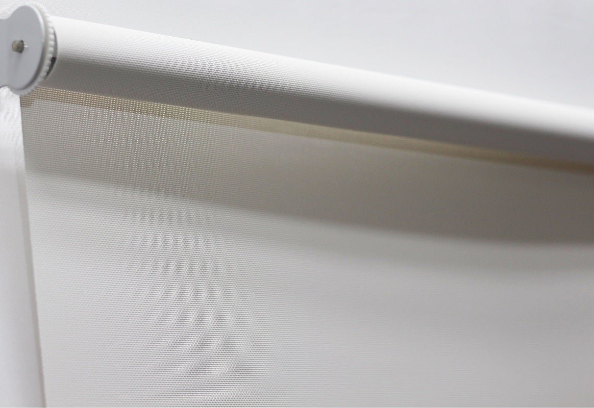 Persiana Rolo Translúcida Branca 120 (L) x 220 (A) cm Cortina Sunscreen Solar Off-White 1,20 X 2,20 - 2