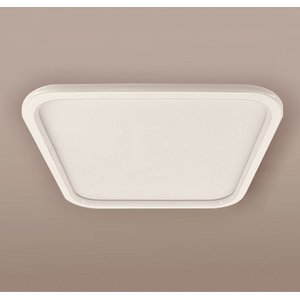 Lustre Plafon Led 32w Telaio 40x40 Quadrado Branco 3000k Bivolt