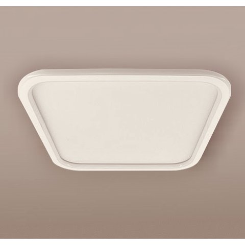 Lustre Plafon Led 32w Telaio 40x40 Quadrado Branco 3000k Bivolt