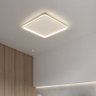 Lustre Plafon Led 32w Telaio 40x40 Quadrado Branco 3000k Bivolt - 2