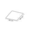 Lustre Plafon Led 32w Telaio 40x40 Quadrado Branco 3000k Bivolt - 4