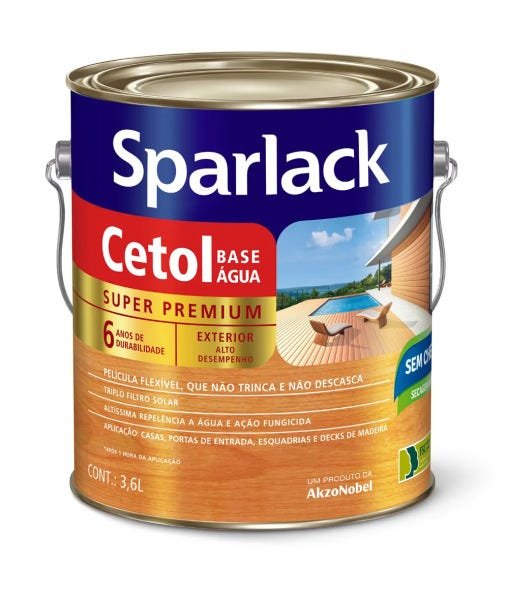 Sparlack Verniz Cetol Brilhante 3,6 litros Imbuia