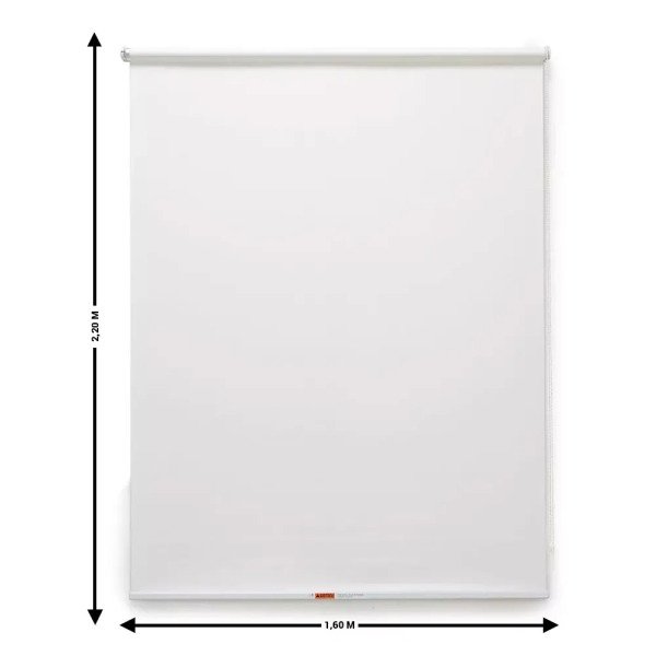 Persiana Rolo Translúcida Branca 160 (L) x 220 (A) cm Cortina Sunscreen Solar Off-White 1,60 X 2,20 - 8