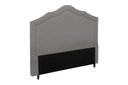 Ver imagem 1 de Cabeceira Irlanda New Plus Casal 1400mm Veludo Slim Chumbo - Simbal
